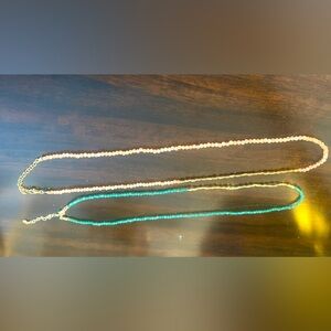 Monica Vinader Elegant Multicolor Beaded Necklaces, 16-18 inch